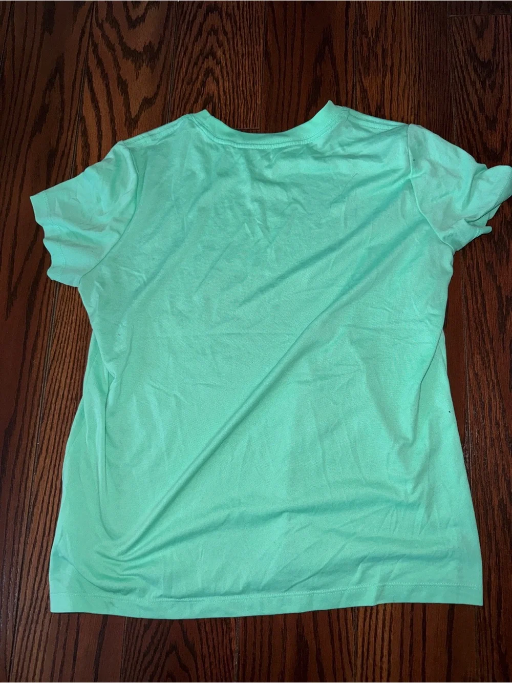 Nike Mint Green Short Sleeve Tee with Black Swoosh